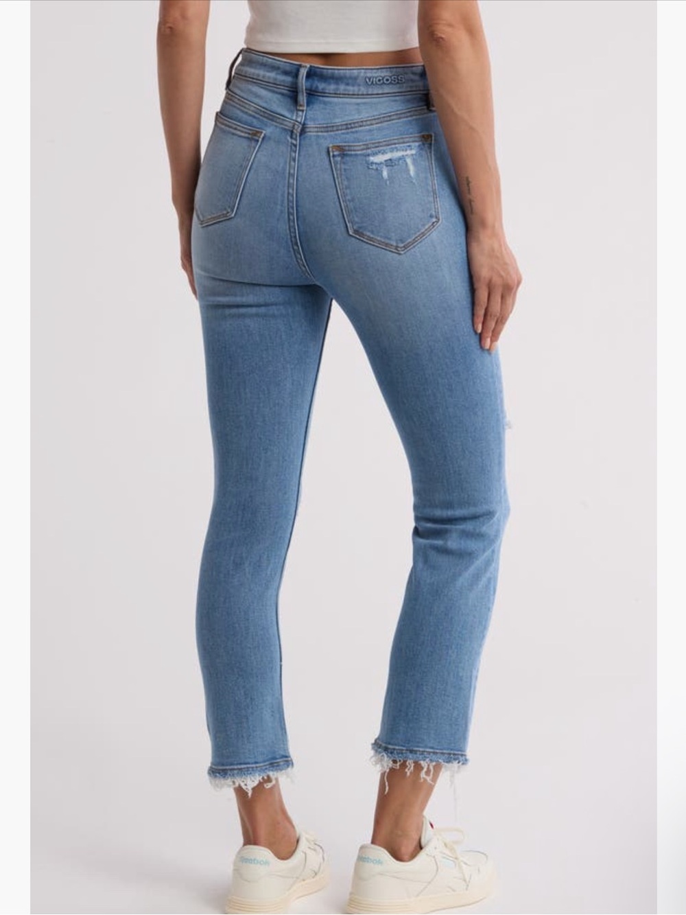 Vigoss Women’s Crosby High Rise Straight Leg Jeans - Picture 2 of 8